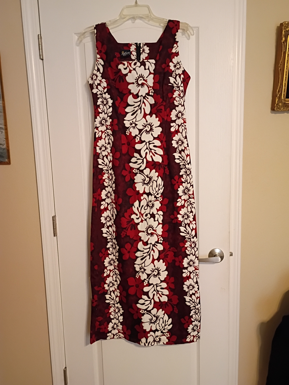 Royal Creations Red Floral Midi Dress